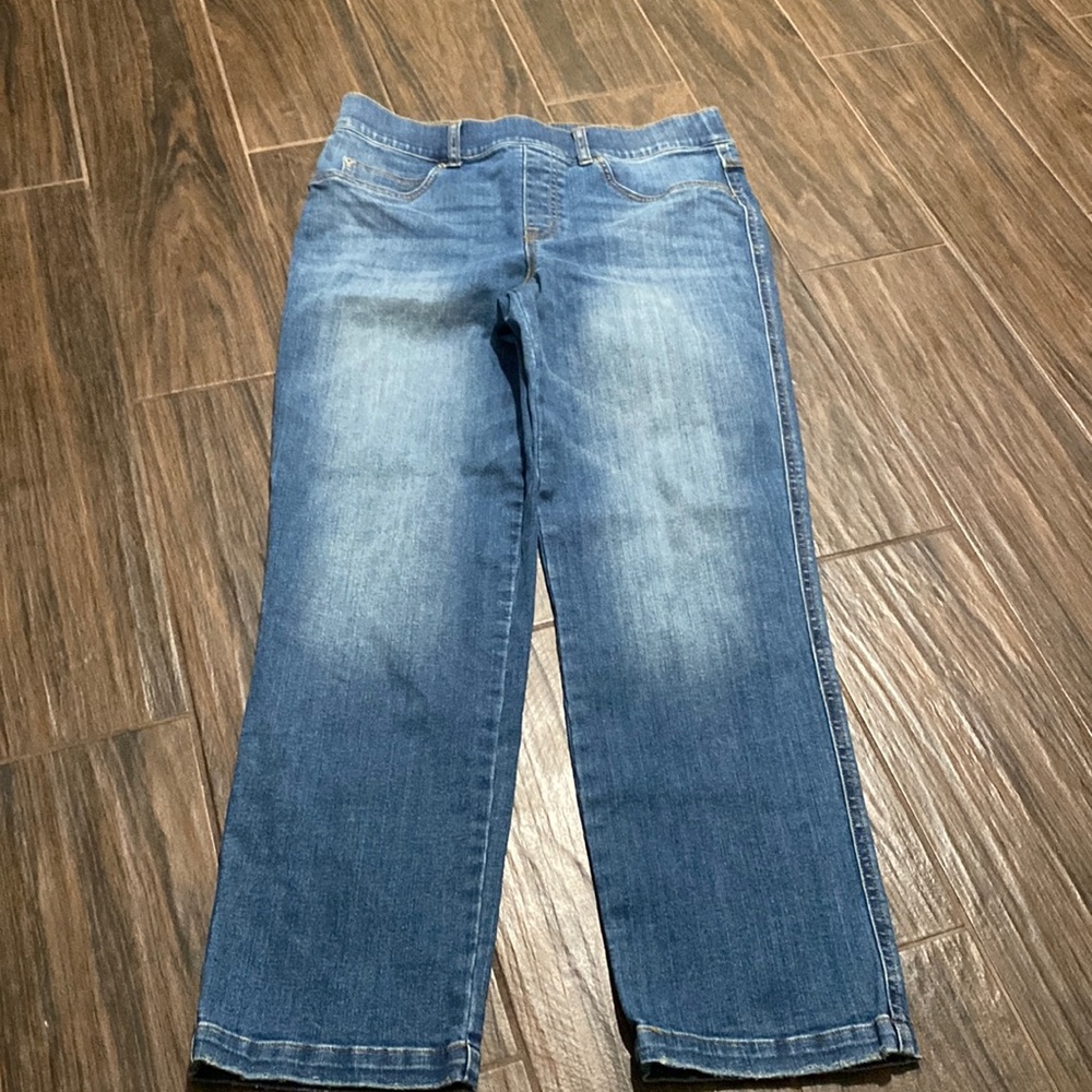 COPY - Spanx pull on style light wash jeans